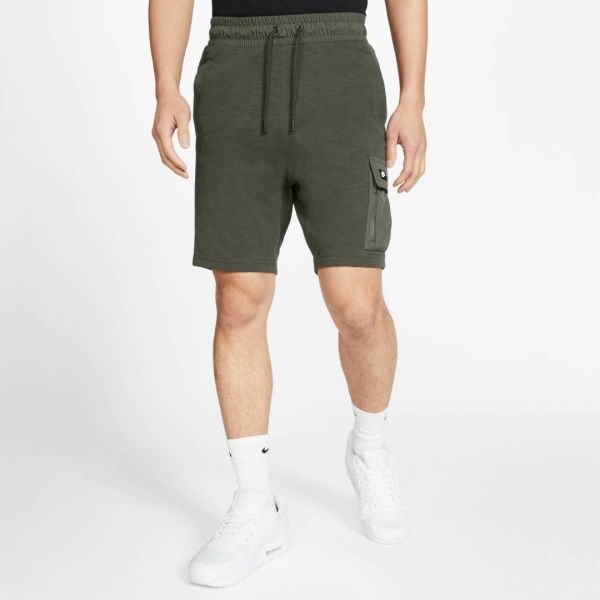 Шорты Nike M NSW ME SHORT LTWT MIX BV3116-325 р. S зеленый