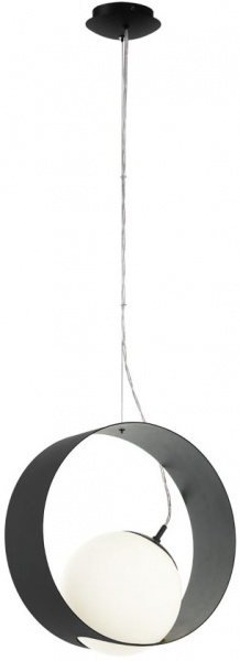 Подвес Eglo Camargo 1x40 Вт E27 черный/белый 98192 