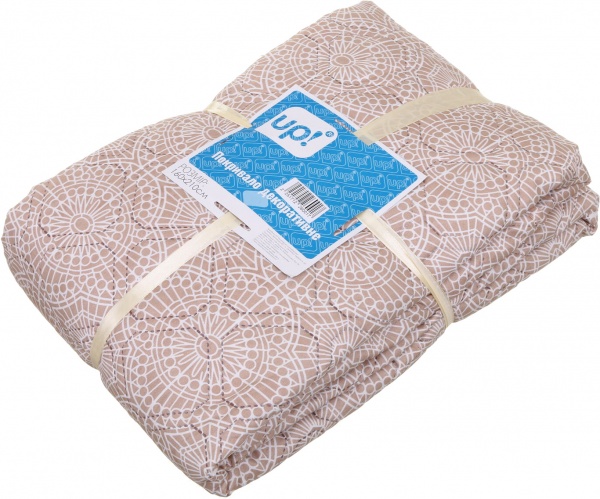 Покрывало Florence 160x210 см UP! (Underprice) бежевый с белым 