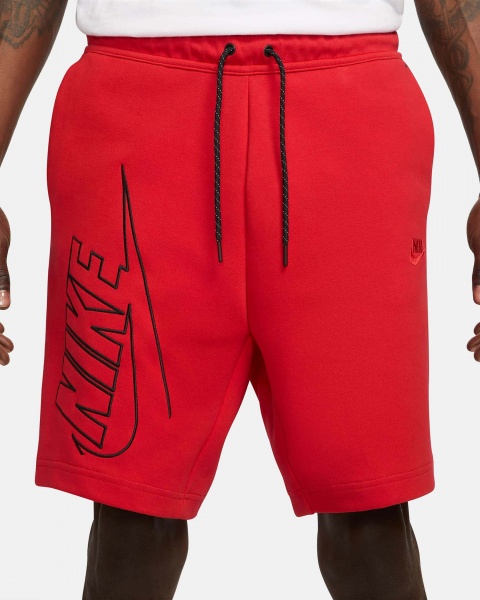 Шорты Nike TCH FLC GX SHORT DZ4472-657 р. L красный