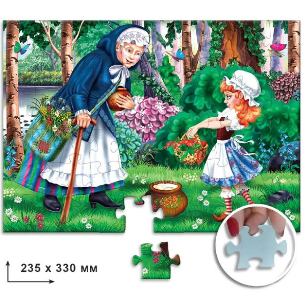 Пазлы КФИ Братья Гримм. Горшок каши 60 элементов 9503