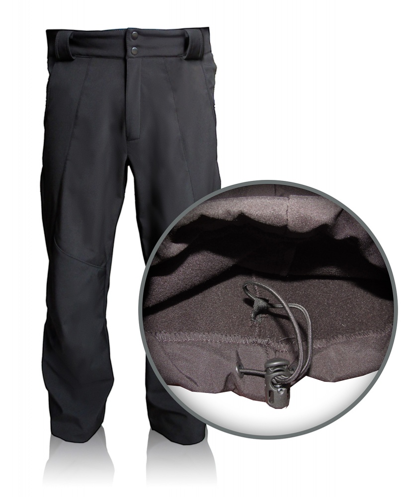 Брюки тактические 1991 ТМ Софтшелл, 170-176см р. XXL черный (43804-2-60-3)