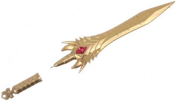 Ручка гелевая Эскалибур с рубином 