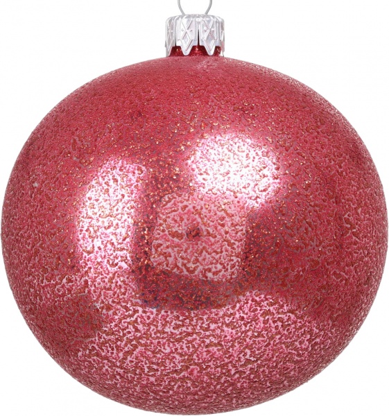 Шар новогодний одноцветная d 100 мм в ассортименте .0001