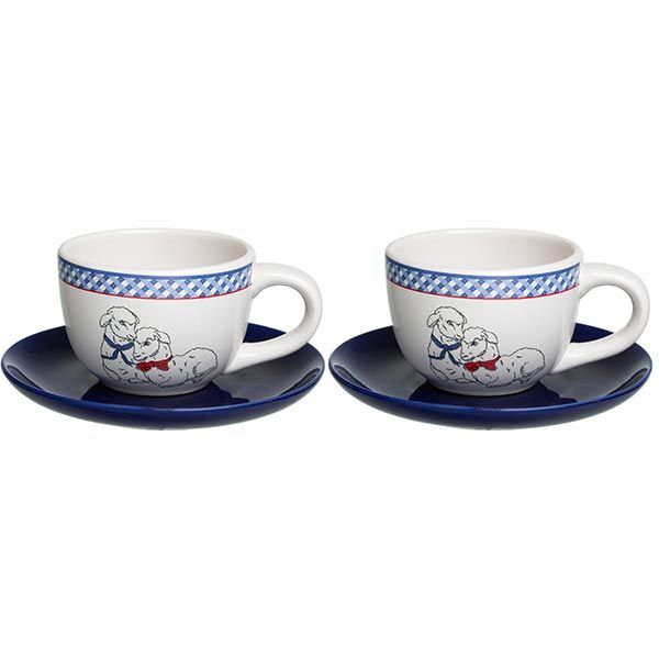 Набор чашек 358-657 с блюдцами 2 шт