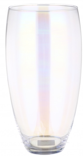 Ваза скляна Wrzesniak Glassworks Luster 35 см перламутрова 