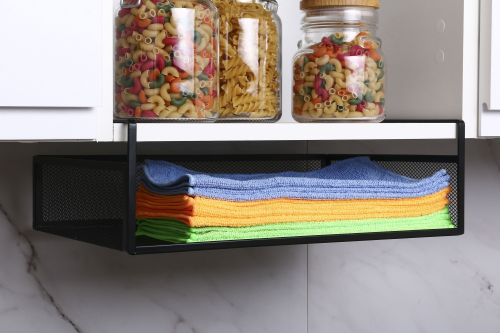 Подвесная корзина LUNA HOME сетчатый черный 38x26x12 см CN231031-13B