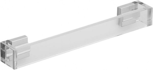 Меблева ручка скоба Poliplast 160 мм 0037BTRASC прозорий