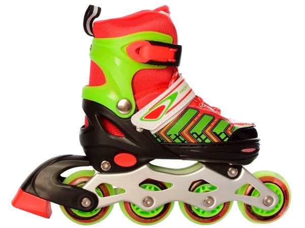 Роликовые коньки Profi A4137-XS-R р. 27-30 красный