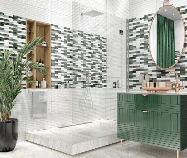 Плитка InterCerama Vitro коричнева 23х50 /220 032/P 