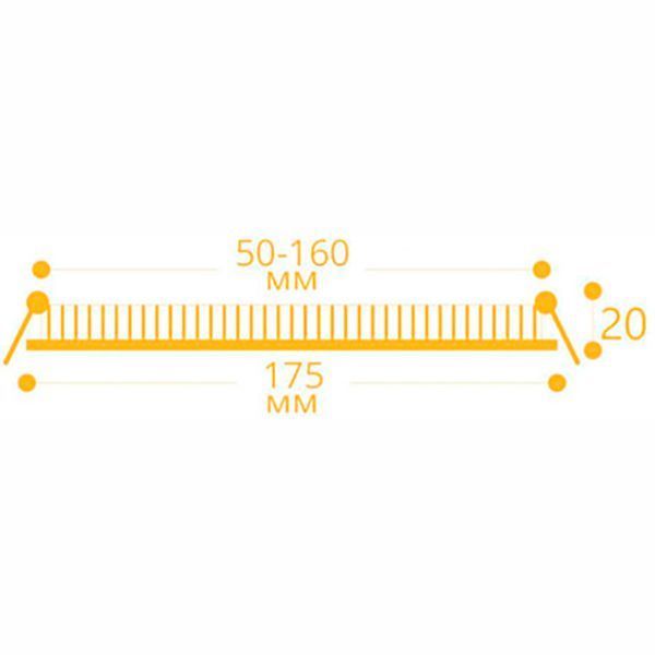 Світильник адміністративний LED LightMaster AL616 круг 14 Вт IP20 білий 