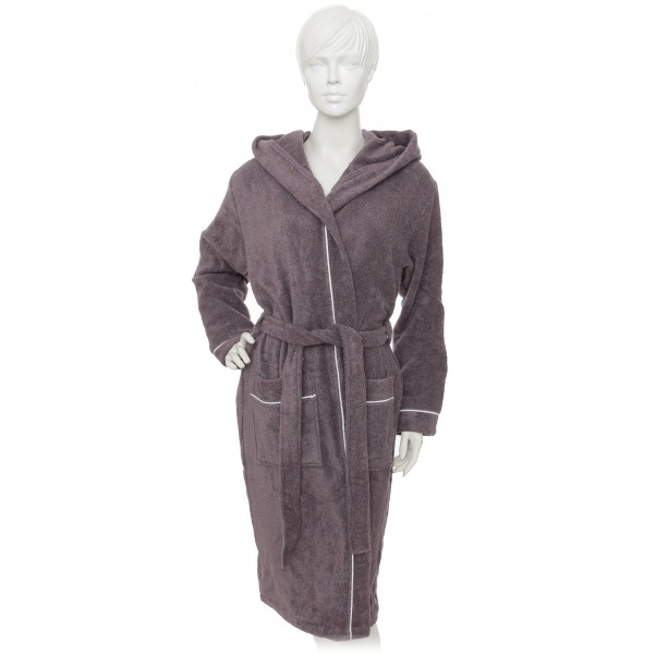 Халат домашній La Nuit Lily з капюшоном р. L ліловий 