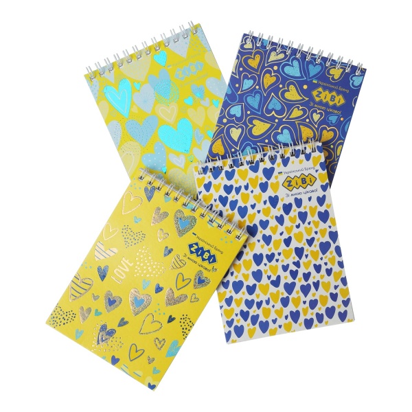 Блокнот Kids Line Patriot Hearts А6 40 листов ZiBi