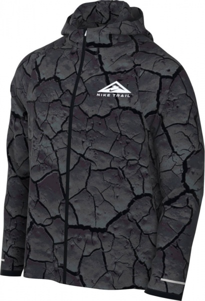 Вітрівка Nike M NK AIREEZ JACKET AOP DX6885-254 р.S чорний