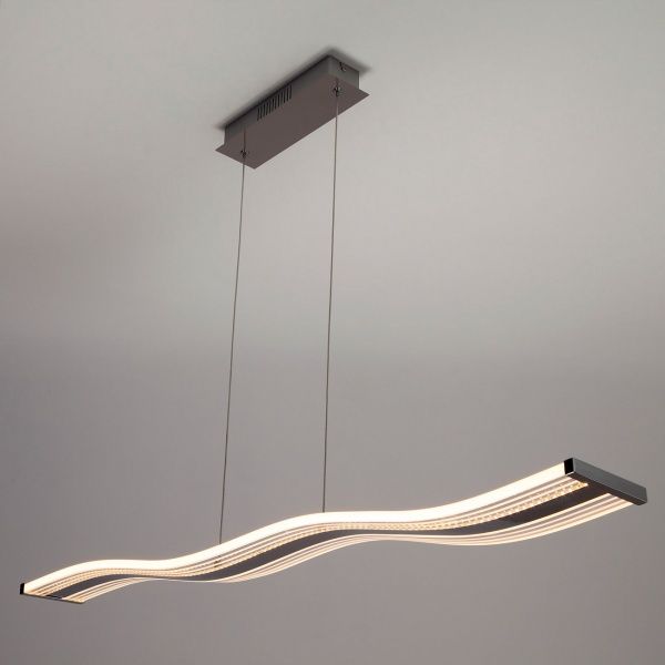 Люстра світлодіодна Strotskis Flexure 36 Вт хром 90071/1 