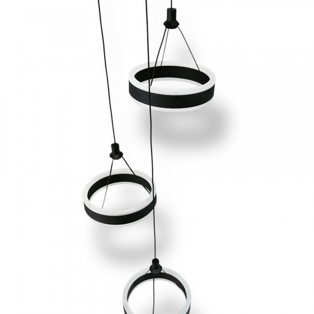 Світильник підвісний LIGHT SET VERBA LED 3 PL 2015 3x60 Вт чорний