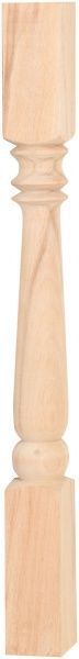 Балясина балюстрадная буковая точеная 55x55x500 мм