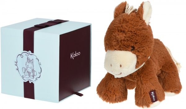 М'яка іграшка Kaloo Les Amis Коник мокко в коробці 25 см K963002