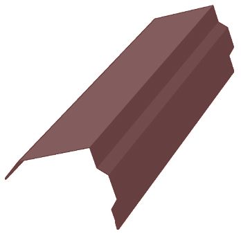 Планка торцевая RoofOK 2 м RAL 3005