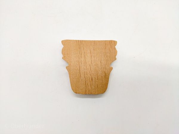 Декоративная панель деревянная капитель 1 шт., CB.12.60 58х59x12 мм 