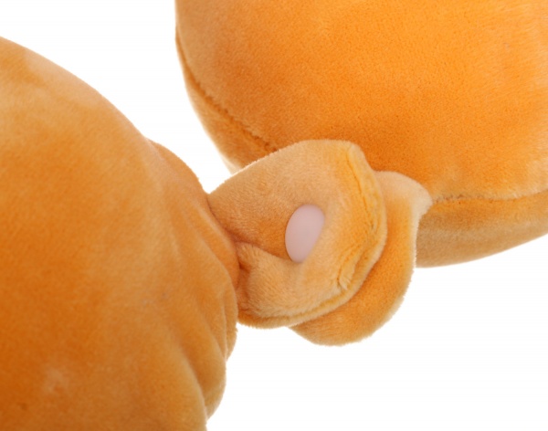 Подушка дорожная Львенок 30х30 см желтый Luna