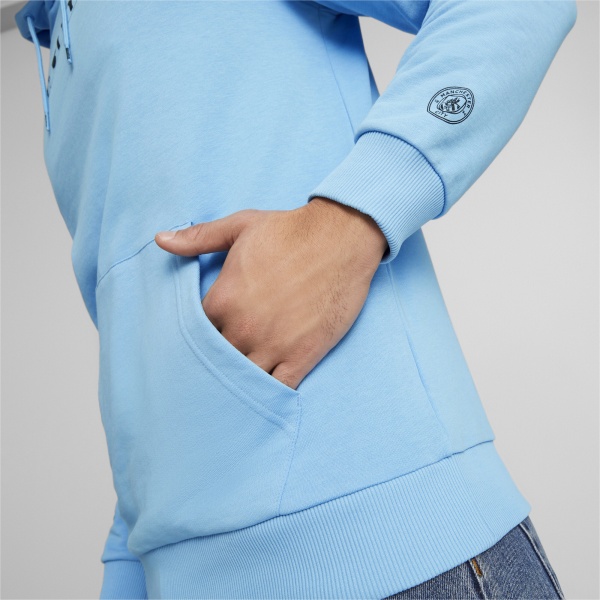 Джемпер Puma MCFC FTBLLEGACY HOODY 76947910 р. M блакитний