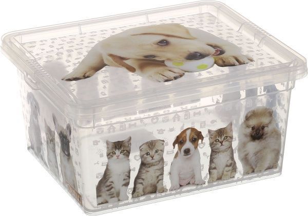 Ящик для зберігання Кіт і Пес 2,5 л 165x190x95 мм
