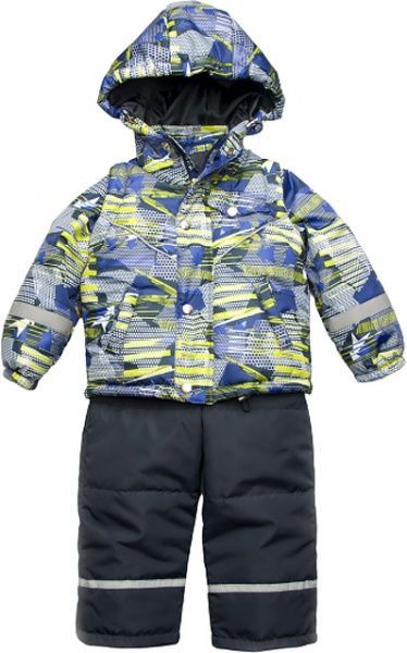 Куртка-жилетка Модний Карапуз р.92 синий с желтым 03-00838-0 