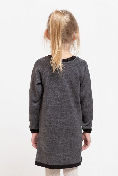 Туника для девочек ART KNIT Панда р.98-104 серый с черным 
