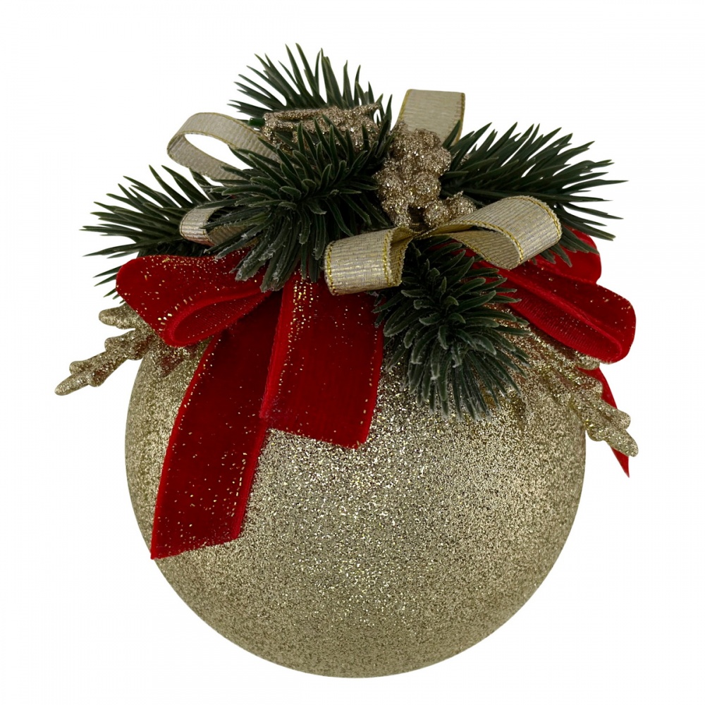 Подвеска декорированная MIS LT Шар 8 см в ассортименте