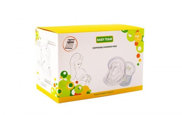 Лактаційні вкладки в бюстгальтер Baby Team 60 шт.
