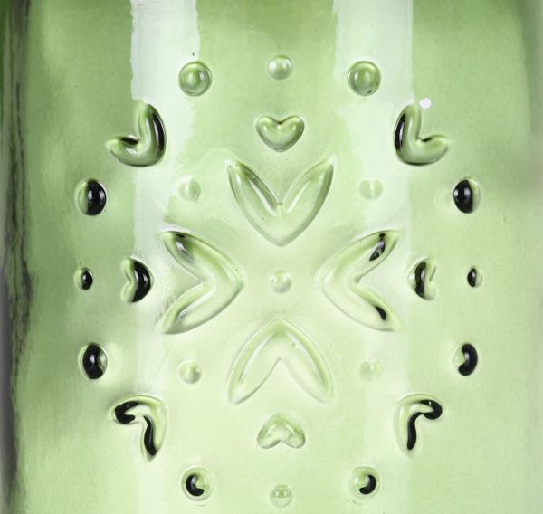 Ваза стеклянная зеленая ALPINE 16 см San Miguel