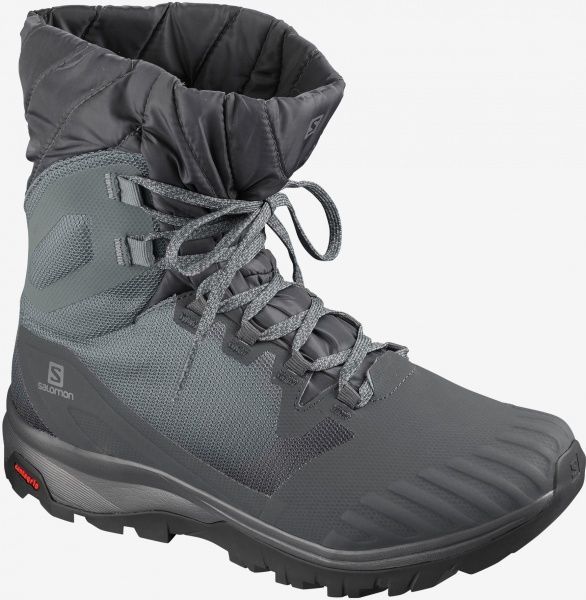 Сапоги Salomon VAYA POWDER TS CSWP Ebony/Stormy W L41233200 р. UK 6,5 серый