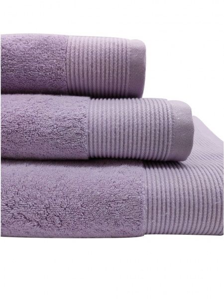 Полотенце махровое Гофре 70x140 см сиреневый La Nuit 