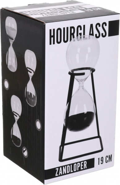 Годинник пісочний декоративний на підставці 19 см HZ1911140