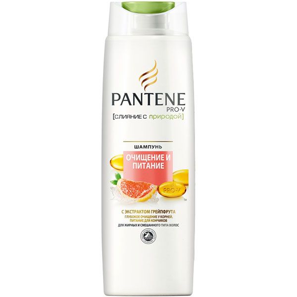Шампунь Pantene Очищение и питание Слияние с природой 400 мл