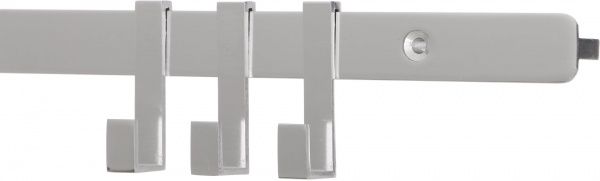 Набір для рейлінгу Damiano Latini AP/90-BR Pratika на 3 гачка сріблястий