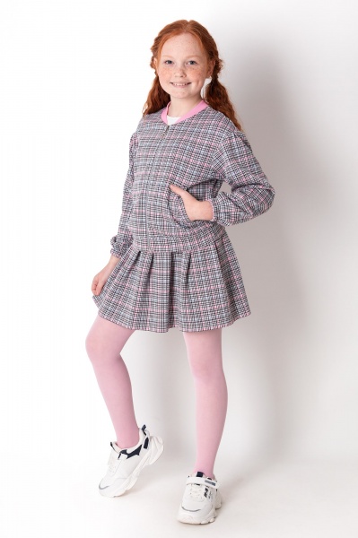 Костюм для дівчинки Mevis 146 сіро-синій 4259 