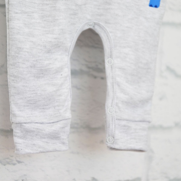 Ромпер-реглан унисекс Blanka Обнимашки р.74 серый 12934 