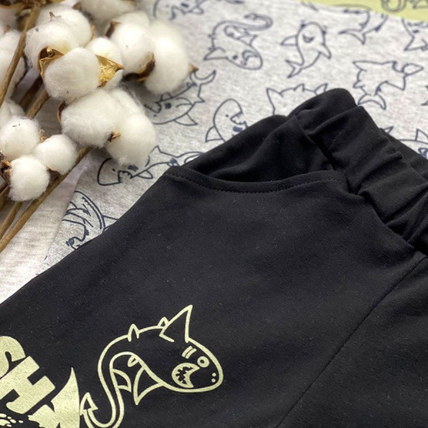 Костюм для хлопчиків Blanka Акули р.98 зелений 12656 