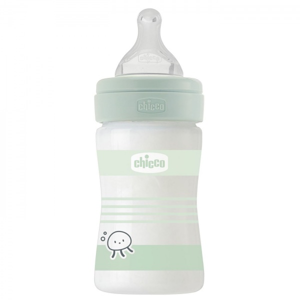 Бутылочка Chicco стеклянная Well-Being Colors 0м+ 150 мл (28711.31)