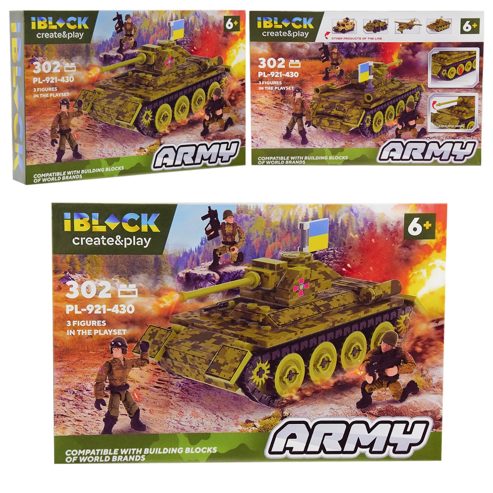 Конструктор Shantou Армія IBLOCK 4 види в ассортименті PL-921-430