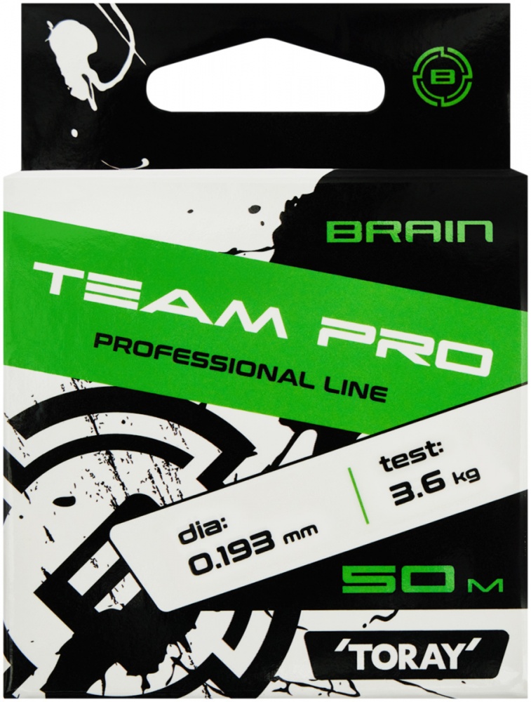 Леска Brain 50 м 0,193 мм 3,6 кг Team Pro