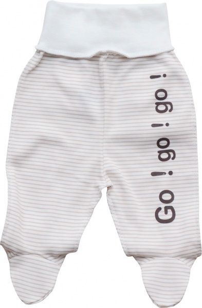 Ползунки Minikin р.56 белый в полоску 205503 