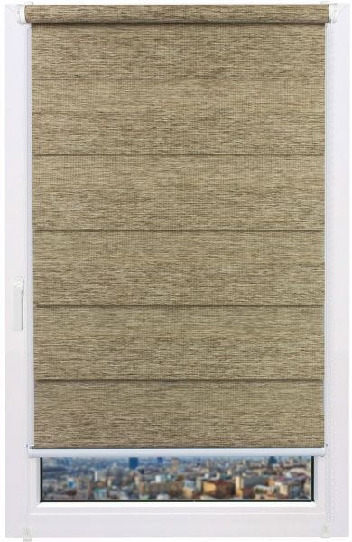 Ролета день-ночь Delfa Натур 68x160 см латте 