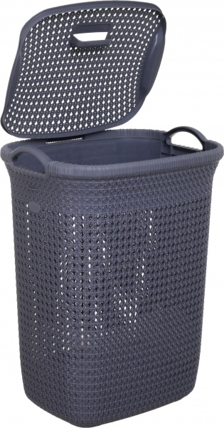 Кошик для білизни RIO KNIT 65 л 439х357х583 мм коричневий 