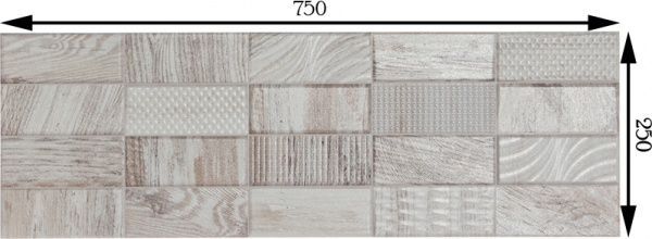 Плитка Emigres Нарбона вінтаж 25x75 