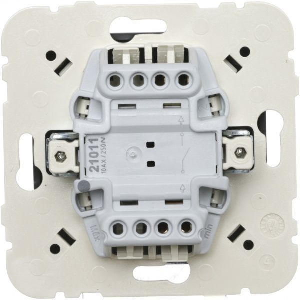 Вимикач одноклавішний Efapel Logus без підсвітки 10 А 250В чорний 21011 TPM