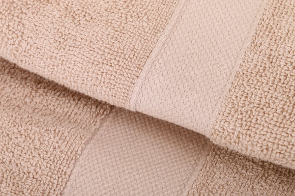 Набор полотенец махровых Tara с бордюром 2 шт 50x90 см бежевый La Nuit 