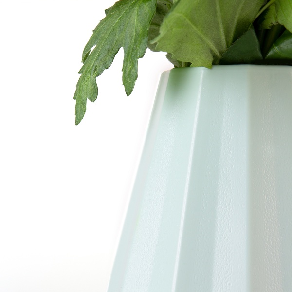 Ваза пластиковая MVM DH-FLOWERS-07 BLUE 20,5 см 